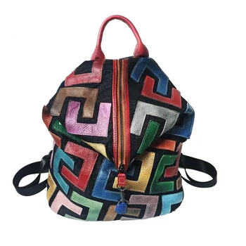 Женский рюкзак из натуральной кожи, роскошный Брендовый Дизайнерский школьный рюкзак для женщин, Элегантная сумочка Bolsas Mochilas