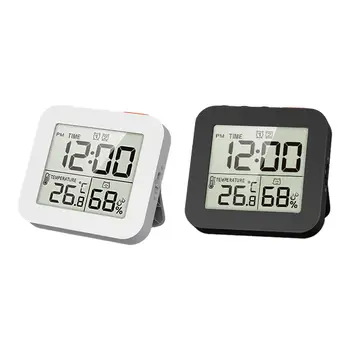 Цифровые часы для душа с таймером, термометр, гигрометр, водонепроницаемый для воды