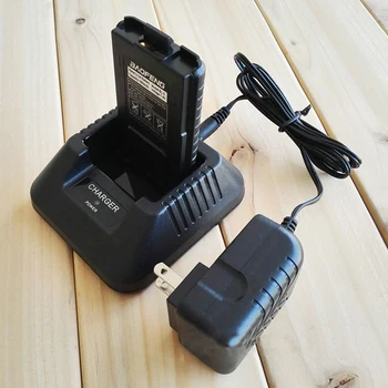 100% Оригинальный USB-Адаптер UV-5R Зарядное Устройство Pofung Двухстороннее Радио UV5R Walkie Talkie Baofeng UV 5R Литий-ионный Аккумулятор Зарядное Устройство Аксессуары