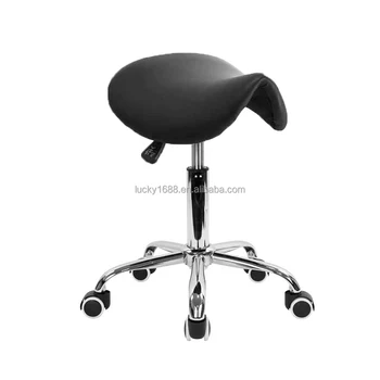 Оптовая продажа высококачественной салонной мебели кожаное седло табурет парикмахерское кресло на колесиках
