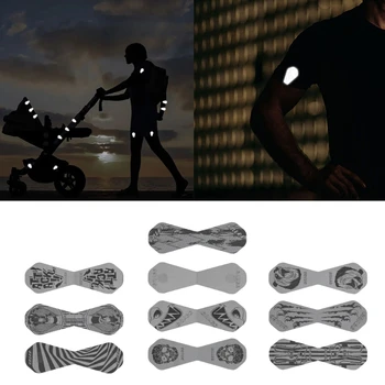 Велосипедный блик со светоотражающим магнитом, спортивная прогулочная коляска для ночного бега, портативная предупреждающая детская светоотражающая полоса
