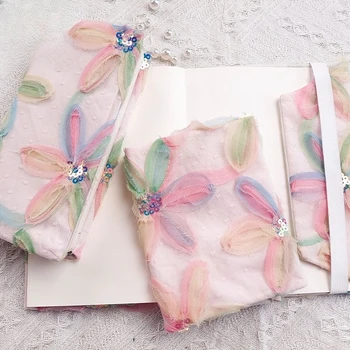 【Матовый цветок】Оригинальные чехлы для ноутбуков A5A6 ручной работы, протектор, обложка для дневника из искусственной ткани, в наличии на складе.