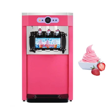 Высокоэффективная машина для приготовления мороженого, настольная машина для приготовления мягкого мороженого, машина для приготовления мороженого из нержавеющей стали, коммерческая