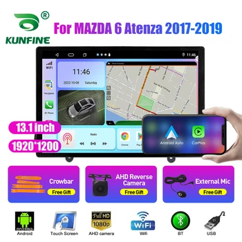 13,1-дюймовый Автомобильный Радиоприемник для MAZDA 6 Atenza 2017-2019 Автомобильный DVD GPS Навигация Стерео Carplay 2 Din Центральный Мультимедийный Android Auto