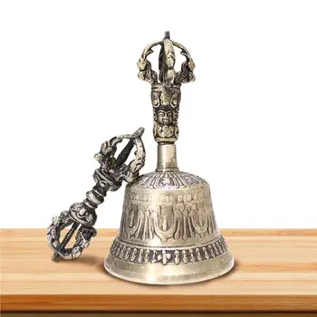 Тибетский буддийский колокольчик для медитации и набор Дордже Тибетский буддийский колокольчик для медитации и набор Дордже Ручной Колокольчик для медитации &