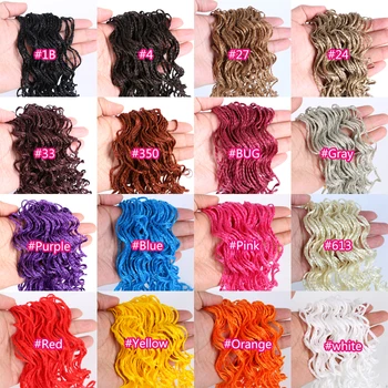 Новый парик Zizi Braids для вязания крючком, синтетические волосы для наращивания, 16 цветов, 28 дюймов, 48 корней/упаковка