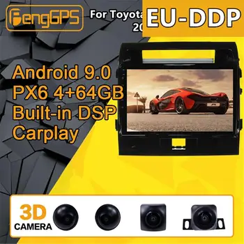 Для Toyota Land Cruiser 200 LC200 Android Радио Автомобильный мультимедийный Плеер Стерео PX6 GPS Навигация Головное устройство 360 Камера Авторадио