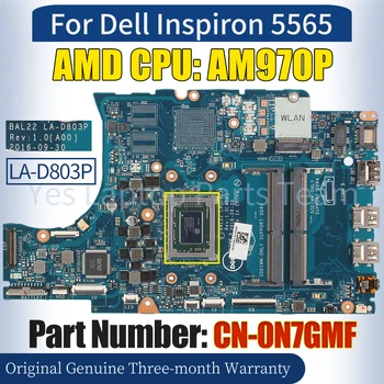 BAL22 LA-D803P для Материнской платы ноутбука Dell Inspiron 5565 CN-0N7GMF AM970P AMD CPU 100％ Протестированная Материнская плата Ноутбука