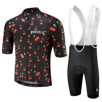 2024 Новый мужской комплект велосипедной майки Morvelo с коротким рукавом, быстросохнущая Летняя велосипедная одежда MTB для мужчин, дорожная одежда для верховой езды