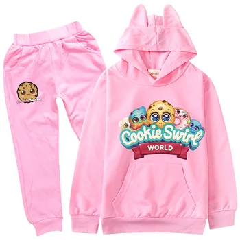 Cookie Swirl C, детские толстовки, свитер, хлопковая толстовка, костюм с героями мультфильмов, одежда для подростков, пуловер для мальчиков и девочек