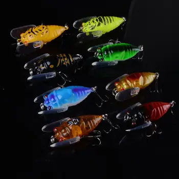 Бионическая приманка Cicada Рыболовные Крючки 6,2 г 4 см Жесткая Приманка для окуня Искусственная Имитация Насекомых Воблер Рыболовная Приманка Pesca Воблеры