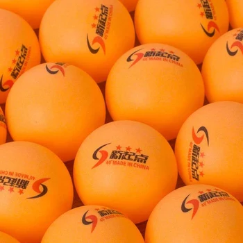 Тренировочные шарики для пинг-понга из ABS, разноцветный пластик из PP, два материала разной эластичности