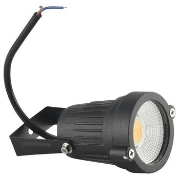 COB 3W 12V светодиодный фонарь для газона Водонепроницаемый светодиодный прожектор Садовый фонарь наружный прожектор (без стоек, теплых цветов)