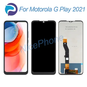 для Motorola G Play 2021 ЖК-дисплей с сенсорным экраном, Дигитайзер XT2093-3, XT2093-7, XT2093-DL, XT2093DL Moto G Play 2021 Экран