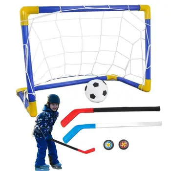 Воздушная плавающая футбольная игрушка 2 В 1, Высокоэластичный мини-хоккей на полу с защитой от ударов, футбольные хоккейные мячи для детей в подарок