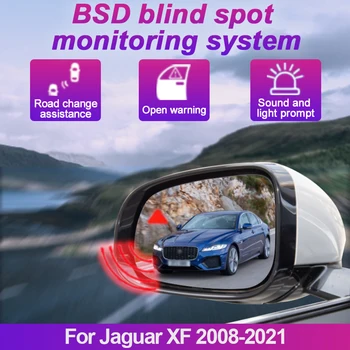 Система Обнаружения Радаром Зеркала Слепой зоны Автомобиля для Jaguar XF 2008-2021 BSA BSM BSD Ассистент Мониторинга Вождения