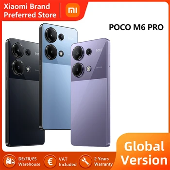 Глобальная версия смартфона POCO M6 Pro Helio G99 Восьмиядерный 6,67 