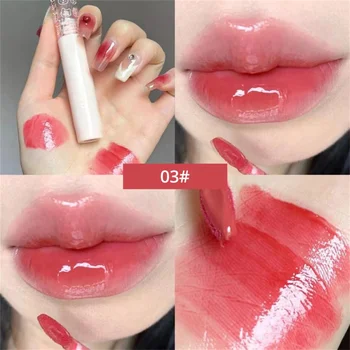 Capuvini, 6-цветной блеск для губ с пузырьками, Зеркальная Жидкая помада, увлажняющий блеск для губ, стойкий Сексуальный макияж для губ, Корейская косметика