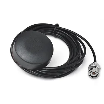 Superbat круглая черная активная антенна GPS Aerail Booster с разъемом BNC, кабель длиной 3 м, настраиваемый