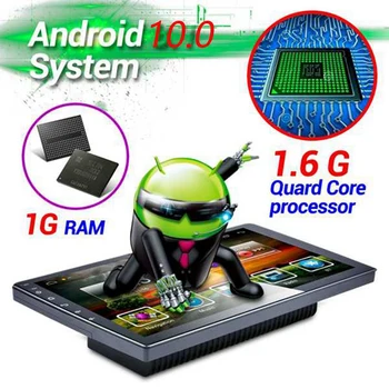 Автомагнитола 2 Din 10,1-дюймовый автомобильный мультимедийный плеер HD MP5 Android 10.0, автомобильное радио, GPS-навигация, Wifi, Bluetooth