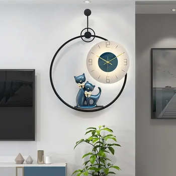 Светодиодные настенные часы Современный дизайн Роскошное Украшение гостиной Большие Настенные Часы 3D Цифровые Часы Декор стен Ремесла Horloge