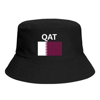 Шляпы-ведра с флагом Катара, Прохладные Вентиляторы, Солнцезащитный козырек, простые Классические летние Рыбацкие кепки для улицы, Рыболовная кепка
