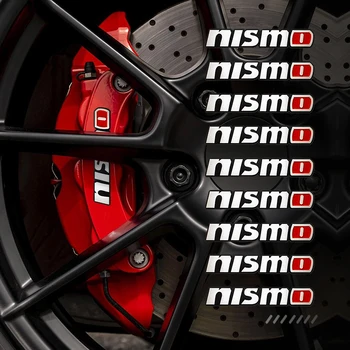 Наклейки на Значок Тормозного Суппорта Автомобиля Украшают Термостойкую Крышку Nissan Nismo Almera Juke Qashqai Tiida X Note Teana 350Z 370Z