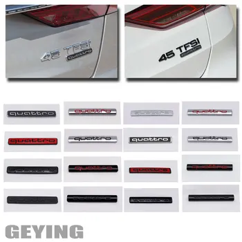 Мульти Стиль ABS Автомобильная Наклейка На Крыло Кузова Значок Задней Двери Аксессуары Для Audi A3 A4 A5 A6 A7 A8 Q3 Q5 Q7 S3 S4 S6 RS3 RS4 RS6 R8