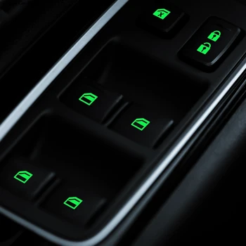 Функциональные клавиши окон флуоресцентные наклейки Универсальные автомобильные наклейки Наклейки ночного видения Наклейки для автомобиля Наклейки для выращивания интерьера Авто Декор