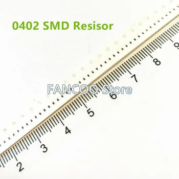 100ШТ 0402 1% SMD резистор 1М-10М 1М 1.2М 1.3М 1.5М 1.6М 1.8М 2М 2.2М 2.4М 2.7М 3М 3.3М 3.6М 3.9М 4.3 М 4.7М 5.1 М 5.6М 6.2 М 6.8 М