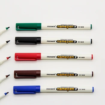 Маркер на масляной основе, цветные перманентные маркеры толщиной 1 мм, ручки для ткани, стекла, пластика, фирменный карандаш для имен, вкладыш для рисования своими руками, школьные принадлежности
