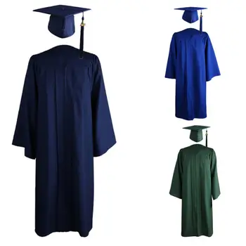 Академический Халат Mortarboard Выпускное Платье Университета 2021 Для Взрослых С Застежкой На Молнию Mortarboard 