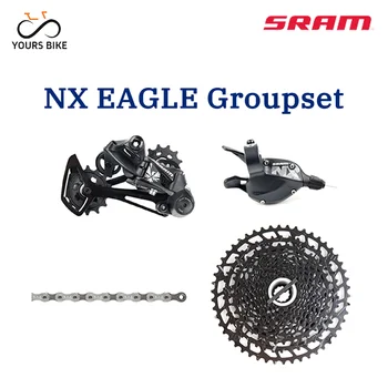 SRAM NX EAGLE 1x12 12 скоростей 11-50 Т MTB Велосипедный Групсет Велосипедный комплект Триггер Переключения Заднего Переключателя PG 1210 1230 Кассета K7 Цепь