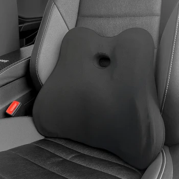 Автомобиль Авто поясничная поддержка поясная подушка Подушка из пены с эффектом памяти для поддержки водительского сиденья валик для отдыха спинки
