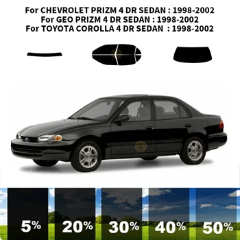 Предварительно обработанная нанокерамика Комплект для УФ-тонировки автомобильных окон Автомобильная пленка для окон CHEVROLET PRIZM 4 DR СЕДАН 1998-2002