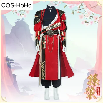 Костюм для древней игры COS-HoHo Dai Hao Yuan Sun Ce, великолепная красивая униформа, косплей-костюм для вечеринки в честь Хэллоуина, наряд для ролевых игр