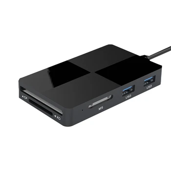 8-В-1 USB C Концентратор, Устройство чтения карт Micro-SD, Адаптер для карт памяти CF/SD/TF/XD/MS, Для портативных ПК Micro-SDXC SDHC