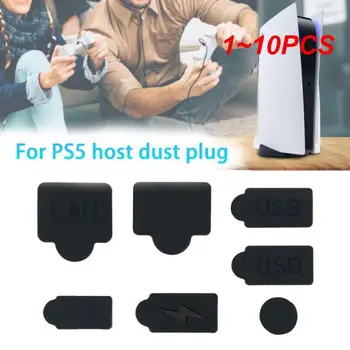 1-10 шт. Набор силиконовых пылезащитных заглушек USB-интерфейс, защита от пыли, Пылезащитный штекер для аксессуаров игровой консоли PS5 5