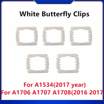 5 шт./лот A1706 A1707 A1708 Буквенные клавиши Keycaps Петли Белые Зажимы-Бабочки Для Macbook Pro Retina 13