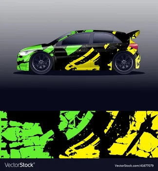 Автомобильная наклейка с граффити ярких цветов для универсальной большой автомобильной наклейки, автомобильная наклейка, Универсальные автомобильные наклейки с левой и правой стороны