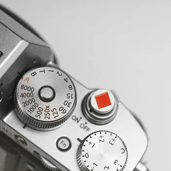Металлическая Декоративная Крышка Затвора Камеры Для Panasonic Nikon D800 fujifilm X100V Leica Sony RP R6 Canon A7M4 A6300/6400