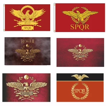 Yehoy 90*150 см Сенат Римской империи Народ Рима Орел Флаг SPQR