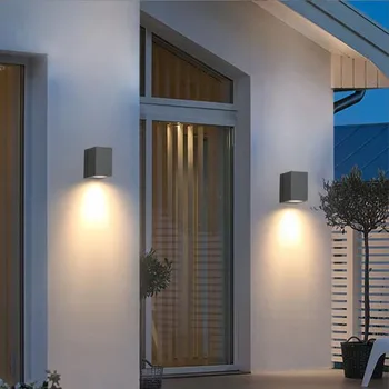 Наружный Водонепроницаемый Настенный светильник IP65, Регулируемый Настенный светильник для сада на крыльце, Настенный светильник для украшения спальни, гостиной, настенного освещения
