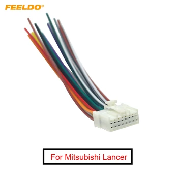Автомобильный стереоприемник FEELDO 16-контактный жгут проводов для Mitsubishi Lancer/Ford, подходящий для установки аудиокабеля #AM5714