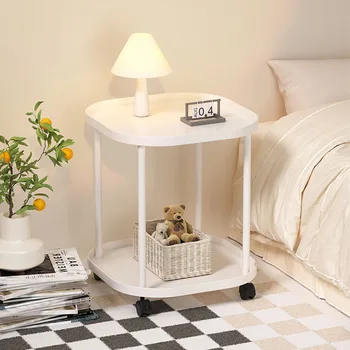 Уникальные маленькие прикроватные тумбочки для гостиной, современная Многофункциональная прикроватная тумбочка Kawaii, Белые минималистичные шкафы для мебели.