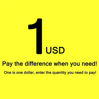 Чтобы оплатить разницу в цене, Один доллар равен одному доллару ， Введите необходимое количество в корзину и оплатите обувью