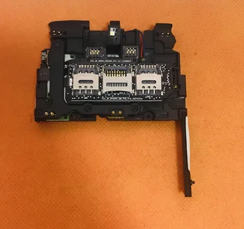 Использованный Оригинальный Разъем Держателя устройства чтения SIM-карт + гибкий контур питания для Blackview BV9500 MT6763T Octa Core 5,7 дюйма FHD Бесплатная Доставка
