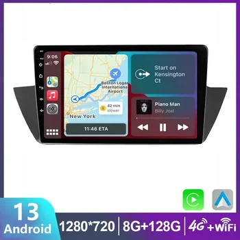 Android 13 Auto 2 Din Автомобильный Радио Мультимедийный Видеоплеер Для BMW X1 E84 2009-2012 Стерео беспроводной Carplay GPS Навигация 2din dvd