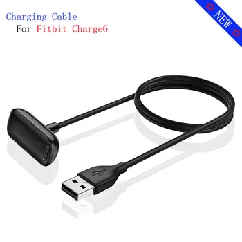 кабель зарядного устройства длиной 3,3 фута для Fitbit Charge 6, сменный USB-адаптер, шнур для зарядки, док-станция для зарядки Fitbit Charge 5/Fitbit Luxe