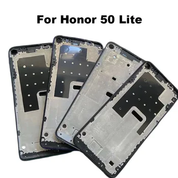 Оригинальный Передний Корпус Для Huawei Honor 50 Lite Средняя Рамка Безель Лицевая Панель Запчасти Для Ремонта Шасси NTN-L22 NTN-LX1 NTN-LX3